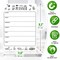 Magnetic Meal Planner for Refrigerator Dry Erase A4 Magnet Weekly Menu Board for Fridge Magnetic Menu White Board Fridge Meal Planner Magnet Meal Planner Dry Erase Board
